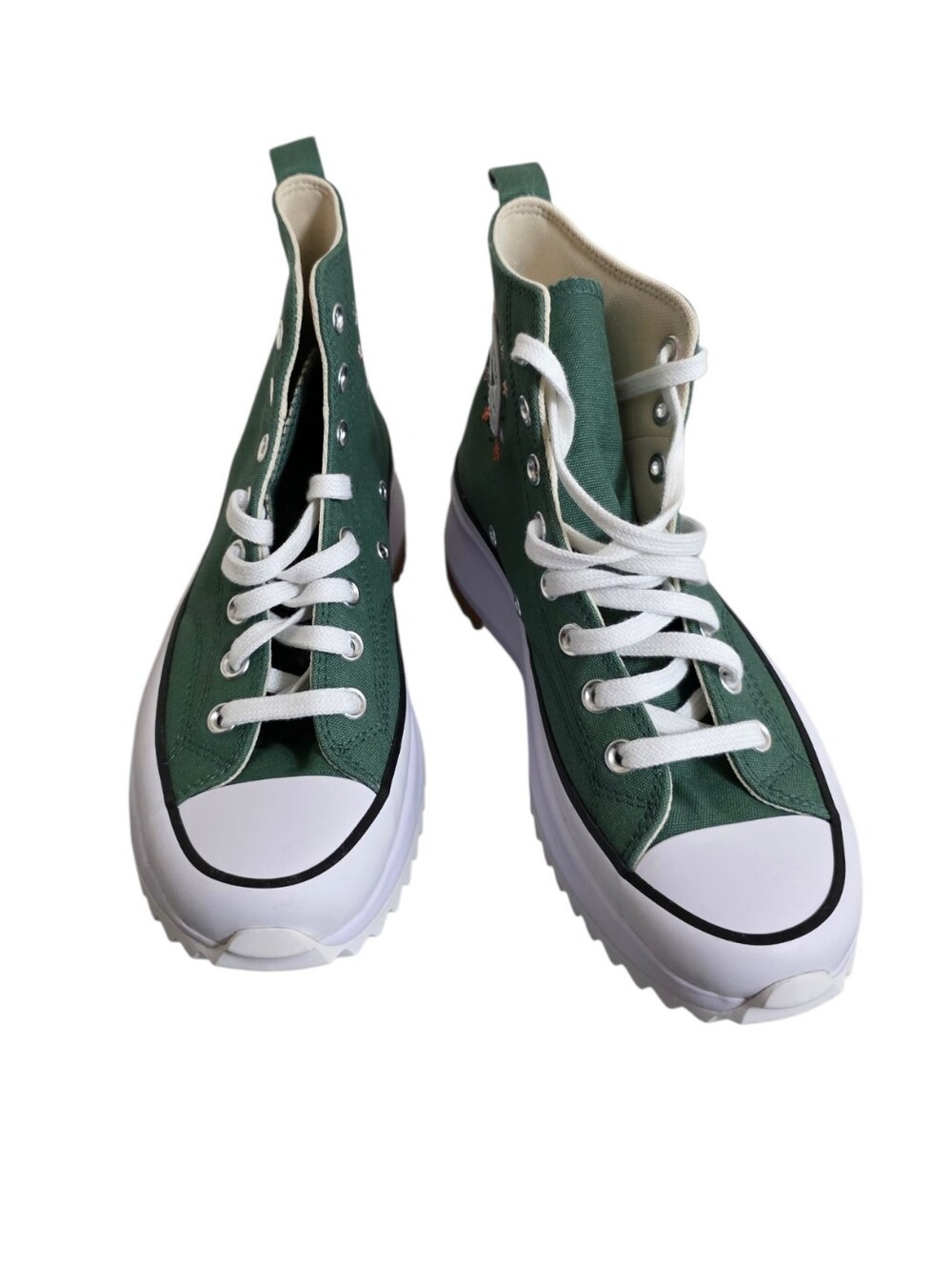 Converse Run Star Hike Platform Little Flowers in Admiral Elm Green Size 9 NWOB - Picture 2 of 6